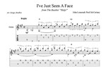 I've Just Seen A Face (The Beatles) для гитары