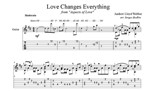 Love Changes Everything (Эндрю Ллойд Уэббер) для гитары