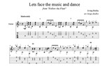 Let's Face the Music And Dance (И. Берлин) для гитары