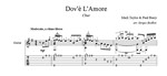 Dov'è L'Amore (Шер) для гитары