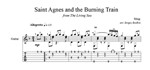 Saint Agnes and the Burning Train (Стинг) для гитары