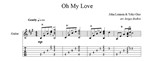 Oh My Love (Джон Леннон) для гитары