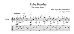 Ruby Tuesday (The Rolling Stones) для гитары