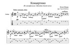 Концертино Мелодии белой ночи (Исаак Шварц) на гитаре