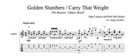 Golden Slumbers/Carry That Weight(The Beatles) гитара