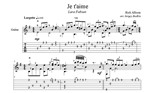 Je t'aime (Лара Фабиан) для гитары