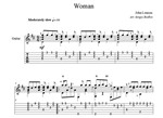 Woman (Джон Леннон) для гитары