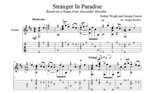 Stranger In Paradise (Форрест, Бородин) ноты для гитары
