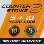 10 LEVEL STEAM | 5+10 YEARS TOKEN CS2 | GUARANTEED