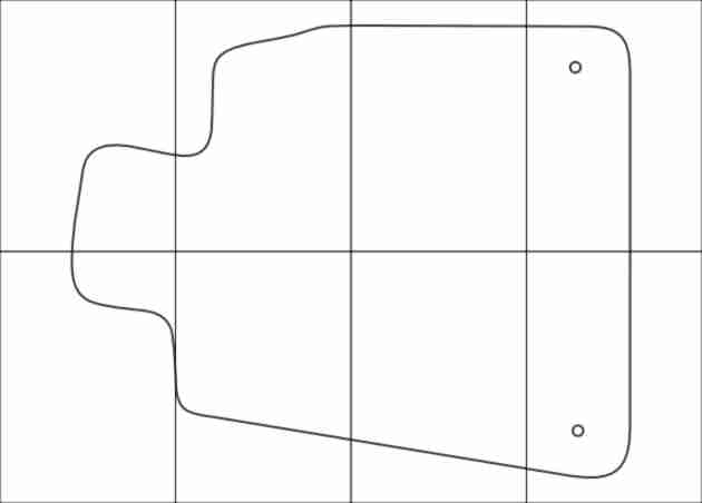 LEXUS GS 300-430 2005-2011 Лекала автоковриков