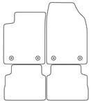 Opel Vectra (C) (02-08) Электронные лекала автоковриков