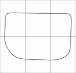 BMW 7 E-38 1994-2001 Лекала автоковриков, векторные - изображение № 3