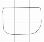 BMW 7 E-38 1994-2001 Лекала автоковриков, векторные - изображение № 4