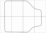 BMW 7 Е-66 2001-2008 Лекала автоковриков, векторные - изображение № 4