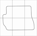 FORD FUSION 2005-2008 Лекала автоковриков, вектор - изображение № 4