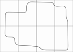 HONDA CR-V 1998-2002 (MT&AT) Лекала автоковриков - изображение № 4