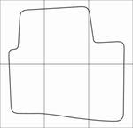HYUNDAI ELANTRA 2006-2011 Лекала автоковриков - изображение № 3