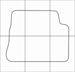 HYUNDAI GETZ 2002-11 Лекала автоковриков - изображение № 2