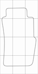 HYUNDAI H1 8-seats 2008-- Лекала автоковриков - изображение № 2