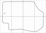 HYUNDAI I 20 2009-14 Лекала автоковриков - изображение № 2