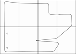 HYUNDAI SANTA FE 2006-2010 Лекала автоковриков