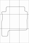 HYUNDAI SANTA FE 2006-2010 Лекала автоковриков - изображение № 4