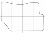 HYUNDAI SONATA VI NF 2005-2010 Лекала автоковриков - изображение № 2