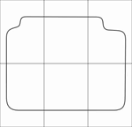 HYUNDAI SONATA VI NF 2005-2010 Лекала автоковриков - изображение № 4
