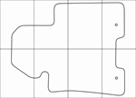 HYUNDAI TUCSON 2015-20 Лекала автоковриков