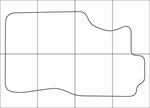 INFINITY M 35-45 2003-2010 Лекала автоковриков - изображение № 2