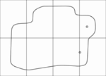 JAGUAR X-TYPE 2002-- Лекала автоковриков