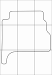 KIA SORENTO 2002-2009 Лекала автоковриков векторные - изображение № 4