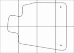 LEXUS GS 300-430 2005-2011 Лекала автоковриков