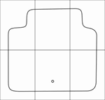 LEXUS GS 300-430 2005-2011 Лекала автоковриков - изображение № 3