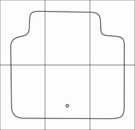 LEXUS GS 300-430 2005-2011 Лекала автоковриков - изображение № 4