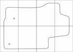 LEXUS GX 460 2009-2013 Лекала автоковриков