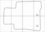 LEXUS LX 570 2012--Лекала автоковриков