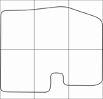LIFAN SOLANО 2007-- Лекала автоковриков - изображение № 5