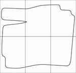 MAZDA 5 2005-2010 Лекала автоковриков вектор