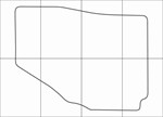 MAZDA 5 2005-2010 Лекала автоковриков вектор - изображение № 2