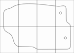 MAZDA CX-5 2012-- Лекала автоковриков вектор - изображение № 3