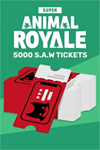 ️Super Animal Royale - 5000 SAW Tickets XBOXDLC