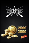 ️Enlisted - 2500 Gold + 300 Bonus XBOXDLC